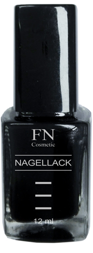 FN Nagellack black satin